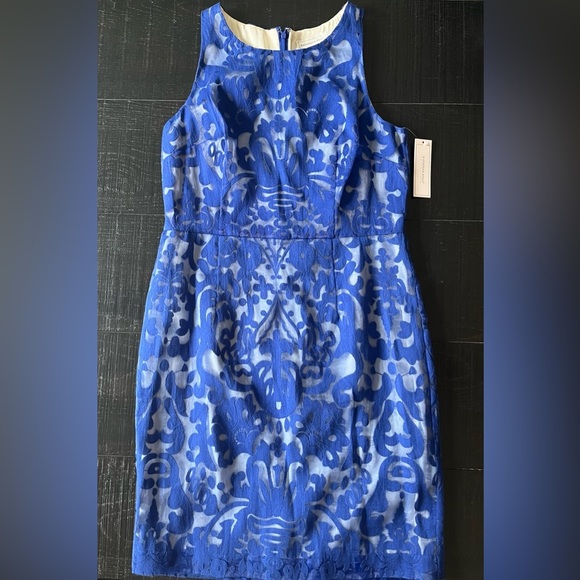 Blue Patterned Dress - Picture 1 of 11